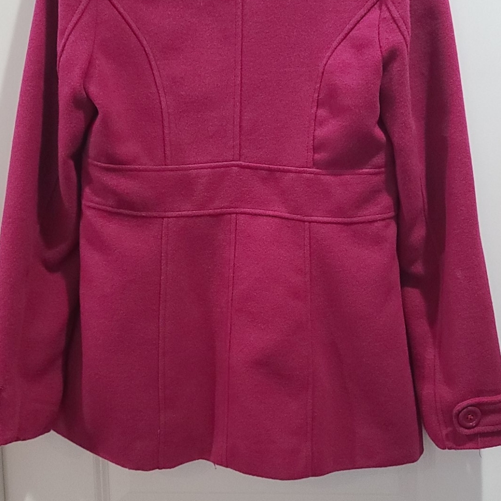 Adorable pink pea coat. - Picture 7 of 11